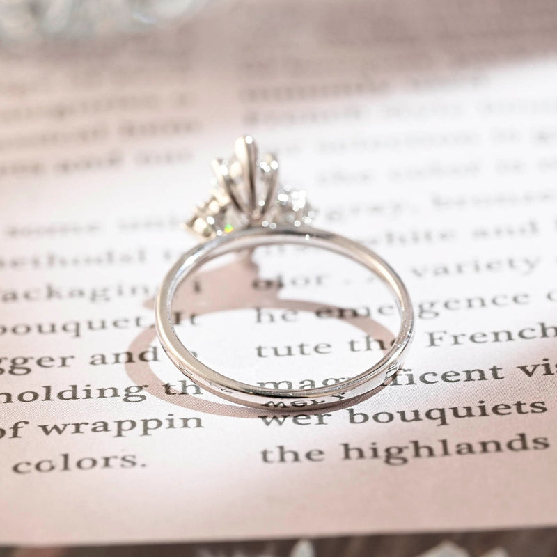 1.0 - 30 CT Marquise CVD Diamond Cluster Engagement Ring