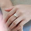 1.0-3.0 CT Emerald E/VS1 CVD Diamond Five Stone Style Engagement Ring