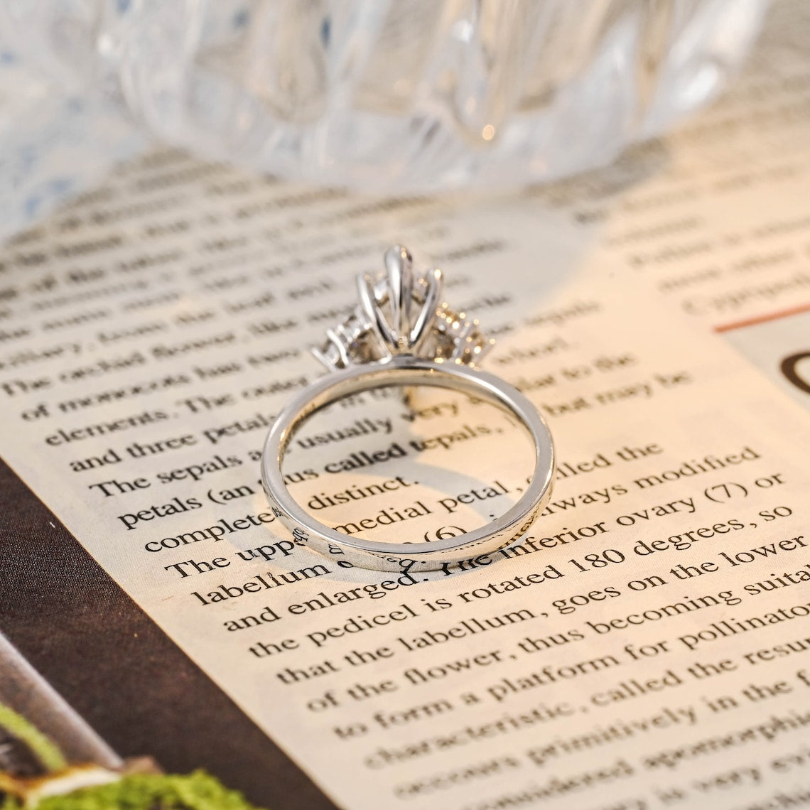 1.0 - 3.0 CT Marquise CVD Diamond Cluster Engagement Ring