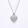 1.20 TCW Round Moissanite Diamond Heart Pendant Necklace