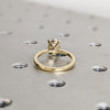 1.50 CT Oval CVD Diamond Solitaire Engagement Ring