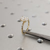 1.50 CT Oval CVD Diamond Solitaire Engagement Ring