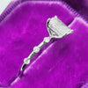 1.50-3.50  CT Emerald CVD Diamond Dainty Engagement Ring