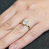 1.50 CT Oval CVD Diamond Solitaire Engagement Ring