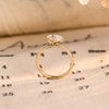 1.0-3.0 CT Pear CVD Diamond Solitaire Engagement Ring
