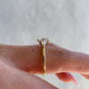 1.0 - 3.0 CT Oval CVD Diamond Three Stone Engagement Ring