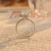 1.50 - 3.50 CT Cushion CVD Diamond Halo Pave setting Engagement Ring