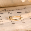 1.0-3.0 CT Pear CVD Diamond Solitaire Engagement Ring