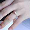 1.0-3.0 CT Pear CVD Diamond Solitaire Engagement Ring