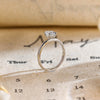 1.0 - 3.0 CT Pear CVD Diamond Solitaire Engagement Ring