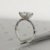 1.0-3.0 CT Princess CVD Diamond Dainty Engagement Ring