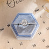 1.0-3.0 CT Oval CVD Diamond Bezel Solitaire Engagement Ring