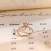 1.0 - 3.0 CT Pear CVD Diamond Solitaire Engagement Ring