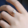 1.0 - 3.0 CT Pear CVD Diamond Solitaire Engagement Ring