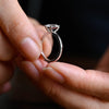 1.0-3.0 CT Emerald CVD Diamond Solitaire Engagement Ring