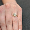 1.0 - 3.0 CT Elongated Cushion   CVD Diamond Bezel Setting Engagement Ring