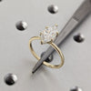 1.0 - 3.0 CT Marquise CVD Diamond Solitaire Engagement Ring