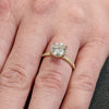 1.0 - 3.0 CT Round  CVD Diamond Pave Setting Engagement Ring