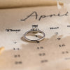 1.0-3.0 CT Emerald CVD Diamond Solitaire Engagement Ring