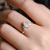 1.0 - 3.0 CT Marquise CVD Diamond Cluster Engagement Ring