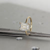 1.50 - 3.50 CT Emerald CVD Diamond Solitaire Engagement Ring