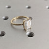 1.50 - 3.50 CT Emerald CVD Diamond Solitaire Engagement Ring