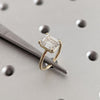 1.50 - 3.50 CT Emerald CVD Diamond Solitaire Engagement Ring