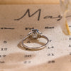 1.0-3.0 CT Emerald E/VS1 CVD Diamond Five Stone Style Engagement Ring