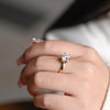 1.0 - 3.0 CT Round  CVD Diamond  Solitaire Engagement Ring