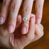 1.0 - 3.0 CT Round CVD Diamond  Solitaire Engagement Ring