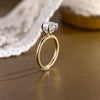1.0 - 3.0 CT Round CVD Diamond Solitaire Engagement Ring