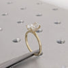 1.50 CT Oval CVD Diamond Solitaire Engagement Ring
