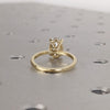 1.50 CT Oval CVD Diamond Solitaire Engagement Ring