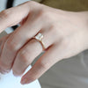 1.0 CT-3.0 CT Emerald  CVD Diamond Solitaire Engagement Ring