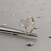 1.50 CT Oval CVD Diamond Solitaire Engagement Ring