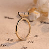 1.0-3.0 CT Emerald CVD Diamond Solitaire Engagement Ring