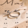 1.0-3.0 CT Pear CVD Diamond Solitaire Engagement Ring