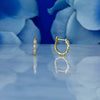 0.22 TCW Baguette Moissanite Diamond Hoop Earrings