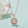 Customized "X" Letter Moissanite Diamond Necklace