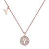 Customized "Y" Letter Moissanite Diamond Necklace