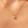 1.0 CT Cushion Moissanite Diamond Solitaire Necklace
