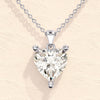 1.0 CT Heart Moissanite Diamond Solitaire Necklace