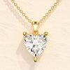 1.0 CT Heart Moissanite Diamond Solitaire Necklace