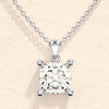 1.0 CT Cushion Moissanite Diamond Solitaire Necklace