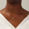 0.40 TCW Marquise Moissanite Diamond Clover Pendent Necklace