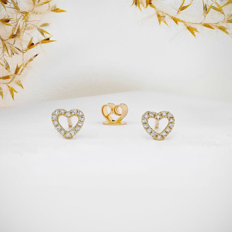 0.80 TCW Round Moissanite Diamond Stud Earrings