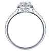 1.0 - 3.0 CT Oval CVD Diamond halo Pave Setting Engagement Ring