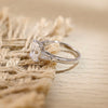 1.0 - 3.0 CT Radiant F/VS1 CVD Diamond Three Stone Style Engagement Ring