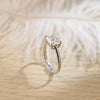1.0 - 3.0 CT Radiant CVD Diamond Solitaire Engagement Ring