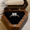 1.0 - 3.0 CT Radiant CVD Diamond Solitaire Engagement Ring